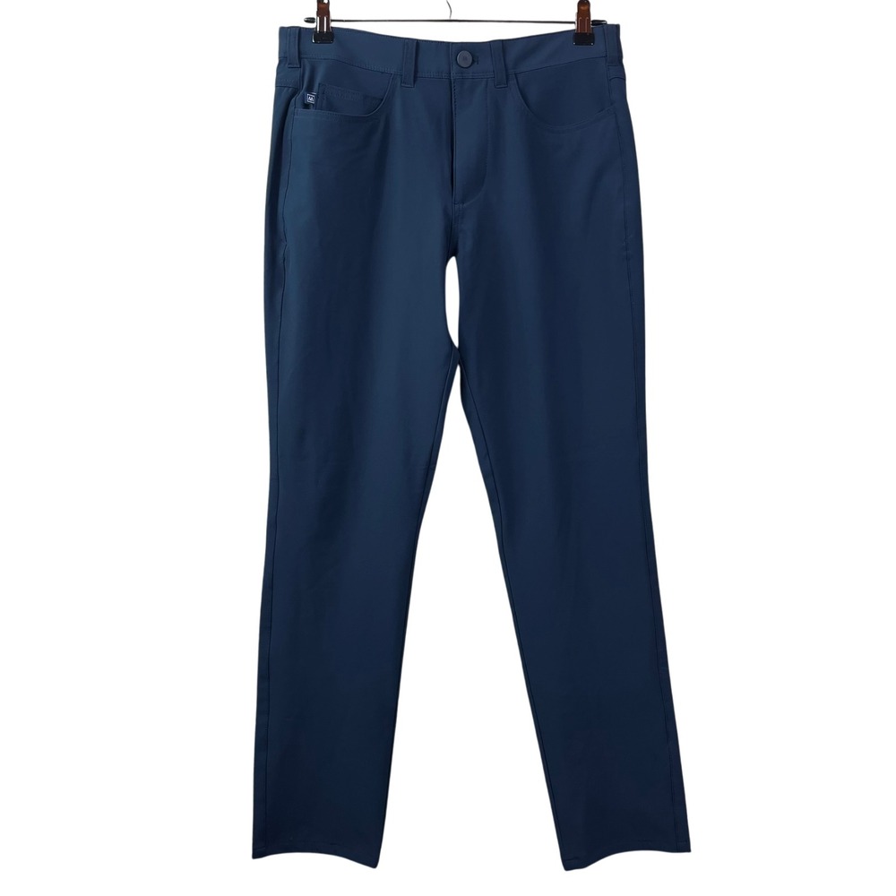 Mizzen + Main Helmsman Slim Pants Mens 29 x 30 Performance Navy Stretch